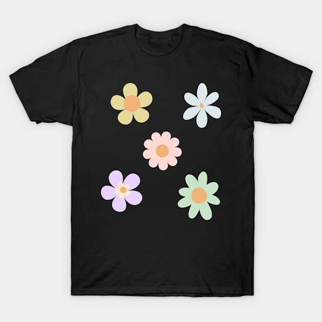 Bib flower pastel T-Shirt by AllPrintsAndArt